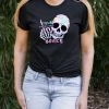 Hustle & Heart NC Your Parenting Advice Middle Finger Skull Graphic Tee